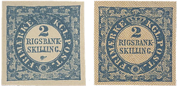 2 Rigsbankskilling Neudruck 1886