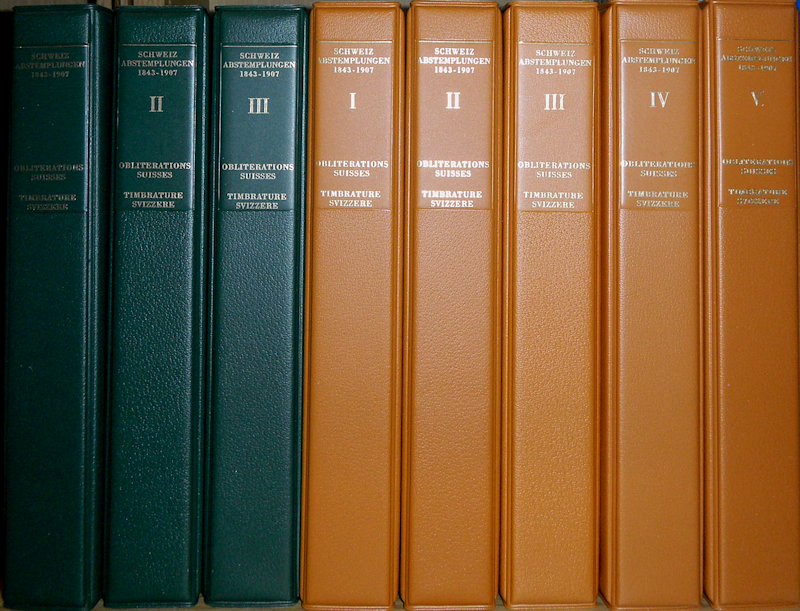 Andres/Emmenegger: Grosses Handbuch der Abstempelungen auf Schweizer Marken 1843–1907